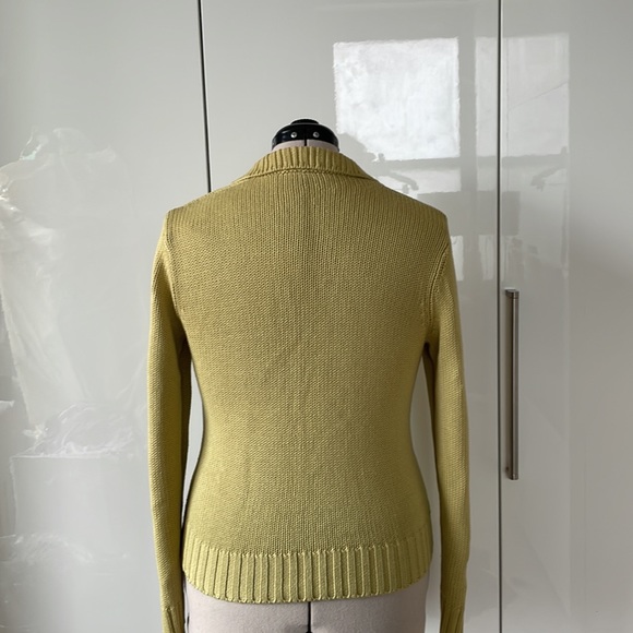 J Crew Sweater Color- Yellow/Green Size-Medium - Picture 4 of 12